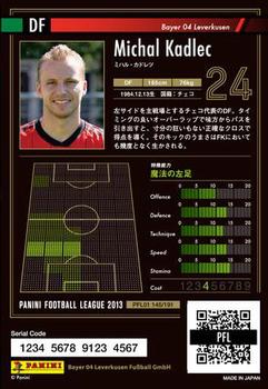 2013 Panini Football League (PFL01) #145 Michal Kadlec Back