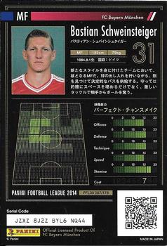 2014 Panini Football League (PFL08) #87 Bastian Schweinsteiger Back