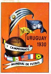 1970 Panini FIFA World Cup Mexico Stickers #NNO Poster Uruguay 1930 Front