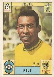 1970 Panini FIFA World Cup Mexico Stickers #NNO Pele Front
