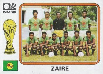 1974 Panini FIFA World Cup Munich Stickers #173 Echipa Zair Front