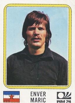 1974 Panini FIFA World Cup Munich Stickers #184 Enver Maric Front