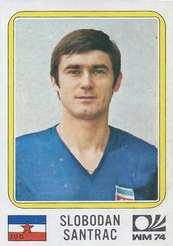 1974 Panini FIFA World Cup Munich Stickers #193 Slobodan Santrac Front
