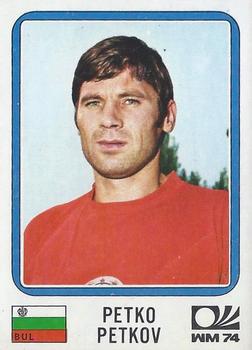 1974 Panini FIFA World Cup Munich Stickers #264 Petko Petkov Front