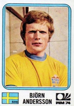 1974 Panini FIFA World Cup Munich Stickers #274 Bjorn Andersson Front