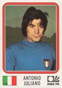 1974 Panini FIFA World Cup Munich Stickers #300 Antonio Juliano Front