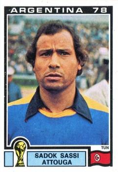 1978 Panini FIFA World Cup Argentina Stickers #153 Sadok Sassi Atouga Front