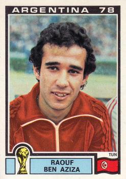 1978 Panini FIFA World Cup Argentina Stickers #166 Raouf Ben Aziza Front