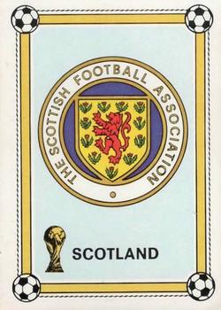 1978 Panini FIFA World Cup Argentina Stickers #313 Scotland Association Badge Front
