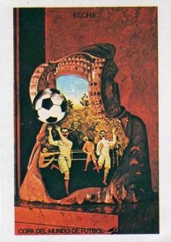 1982 Panini FIFA World Cup Spain Stickers #19 Elche (poster) Front