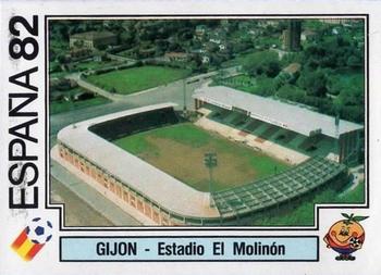 1982 Panini FIFA World Cup Spain Stickers #23 Estadio El Molinon Front