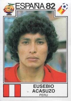 1982 Panini FIFA World Cup Spain Stickers #89 Eusebio Acasuzo Front