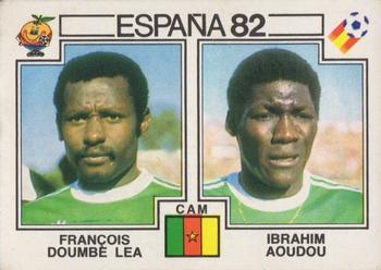 1982 Panini FIFA World Cup Spain Stickers #93 Francois Doumbe Lea / Ibrahim AouDou Front