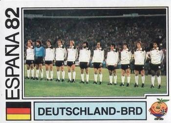 1982 Panini FIFA World Cup Spain Stickers #111 Deutschland-BRD (team) Front