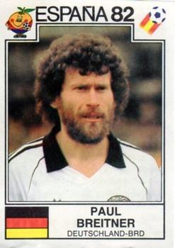 1982 Panini FIFA World Cup Spain Stickers #121 Paul Breitner Front