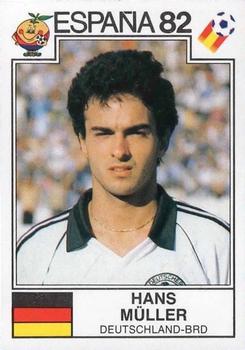 1982 Panini FIFA World Cup Spain Stickers #123 Hans Müller Front