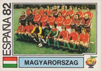 1982 Panini FIFA World Cup Spain Stickers #183 Magyarorszag (team) Front
