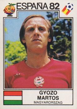 1982 Panini FIFA World Cup Spain Stickers #185 Gyozo Martos Front