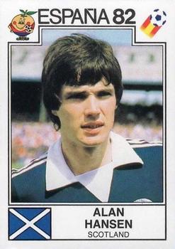 1982 Panini FIFA World Cup Spain Stickers #405 Alan Hansen Front
