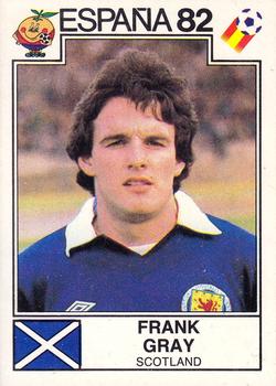 1982 Panini FIFA World Cup Spain Stickers #407 Frank Gray Front