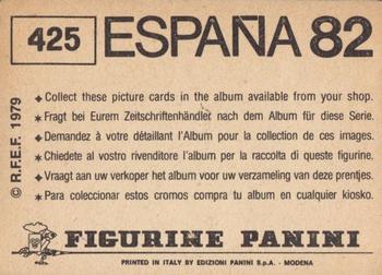 1982 Panini FIFA World Cup Spain Stickers #425 Grant Turner / Steve Sumner Back