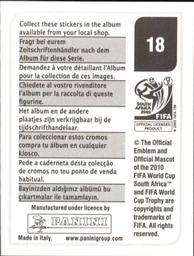 2010 Panini FIFA World Cup Stickers (Black Back) #18 Mbombela Stadium Back