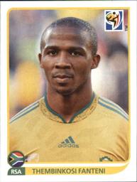 2010 Panini FIFA World Cup Stickers (Black Back) #45 Thembinkosi Fanteni Front