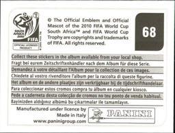 2010 Panini FIFA World Cup Stickers (Black Back) #68 Uruguay - Team Back