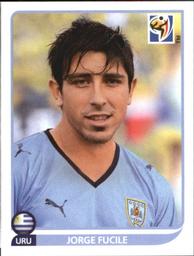 2010 Panini FIFA World Cup Stickers (Black Back) #75 Jorge Fucile Front