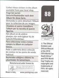 2010 Panini FIFA World Cup Stickers (Black Back) #88 France - Emblem Back