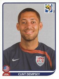 2010 Panini FIFA World Cup Stickers (Black Back) #216 Clint Dempsey Front