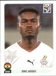 2010 Panini FIFA World Cup Stickers (Black Back) #320 Eric Addo Front