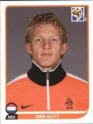 2010 Panini FIFA World Cup Stickers (Black Back) #351 Dirk Kuyt Front
