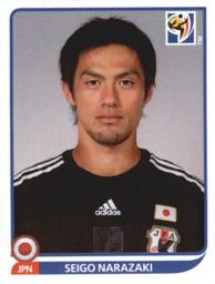 2010 Panini FIFA World Cup Stickers (Black Back) #375 Seigo Narazaki Front