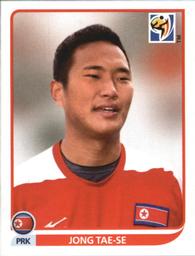 2010 Panini FIFA World Cup Stickers (Black Back) #522 Jong Tae-Se Front
