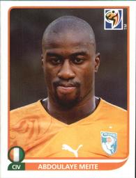 2010 Panini FIFA World Cup Stickers (Black Back) #530 Abdoulaye Meite Front
