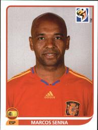 2010 Panini FIFA World Cup Stickers (Black Back) #572 Marcos Senna Front