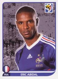 2010 Panini FIFA World Cup Stickers (Black Back) #92 Eric Abidal Front