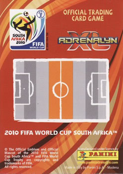 2010 Panini Adrenalyn XL World Cup (International Edition) #NNO Steven Gerrard Back