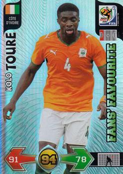 2010 Panini Adrenalyn XL World Cup (International Edition) #NNO Kolo Toure Front