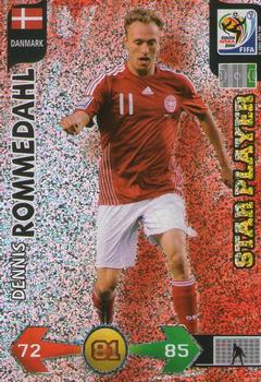 2010 Panini Adrenalyn XL World Cup (International Edition) #NNO Dennis Rommedahl Front