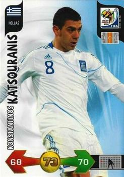 2010 Panini Adrenalyn XL World Cup (International Edition) #NNO Kostas Katsouranis Front
