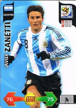 2010 Panini Adrenalyn XL World Cup (International Edition) #NNO Javier Zanetti Front