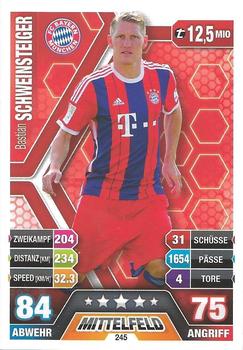 2014-15 Topps Match Attax Bundesliga #245 Bastian Schweinsteiger Front