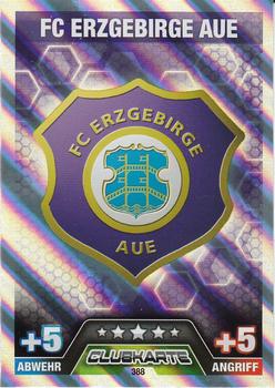 2014-15 Topps Match Attax Bundesliga #388 FC Erzgebirge Aue Clubkarte Front
