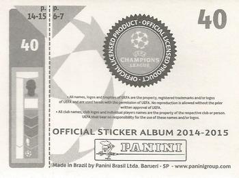 2014-15 Panini UEFA Champions League Stickers #40 Diego Godin Back