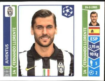 2014-15 Panini UEFA Champions League Stickers #65 Fernando Llorente Front