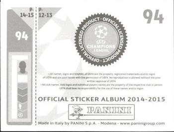 2014-15 Panini UEFA Champions League Stickers #94 Filip Helander Back
