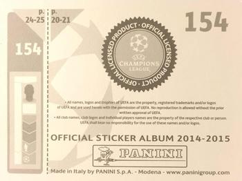 2014-15 Panini UEFA Champions League Stickers #154 Raheem Sterling Back