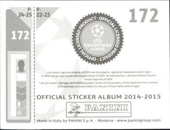 2014-15 Panini UEFA Champions League Stickers #172 Mihail Aleksandrov Back